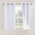 H.VERSAILTEX Primitive Linen Curtains 100% Blackout Curtain Drapes Burlap by HVERSAILTEX