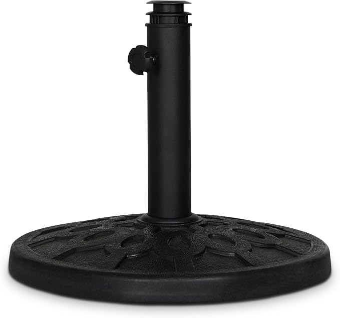 Backyard Expressions 20 lb Round Patio Umbrella Base – Heavy Duty Resin-Coated - Image 3