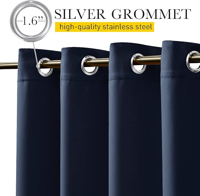 NICETOWN 2 Panels Gazebo Curtains Outdoor Waterproof & Windproof, Top and - Image 9