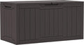 YITAHOME 100 Gallon Resin Deck Box, Weather Resistant Outdoor Storage Box by YITAHOME