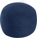 MeMoreCool Round Stuffed Pouf Ottoman Foot Rest, Floor Pouf Foot Stool by MeMoreCool