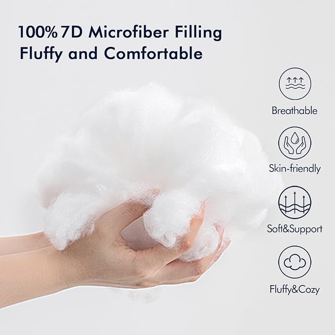 MIULEE 20x26 Pillow Insert Throw Pillow Insert, Outdoor Pillows Water-Resistant - Image 5