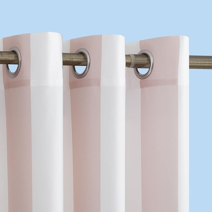 Sun Zero Valencia 2-Pack Cabana Stripe Indoor/Outdoor UV Protectant Energy - Image 2