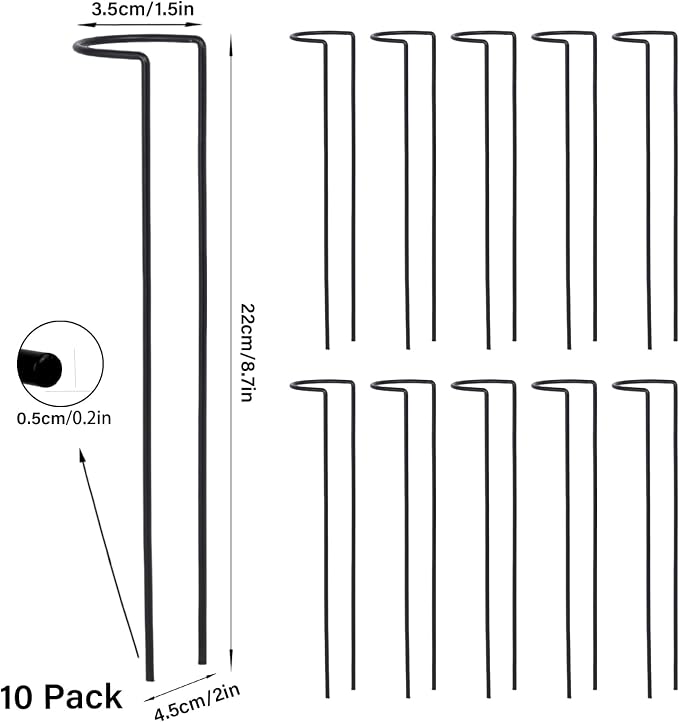 10 Pack Indoor Plant Support for Monstera Trellis Stakes and Stem Holder - Image 2