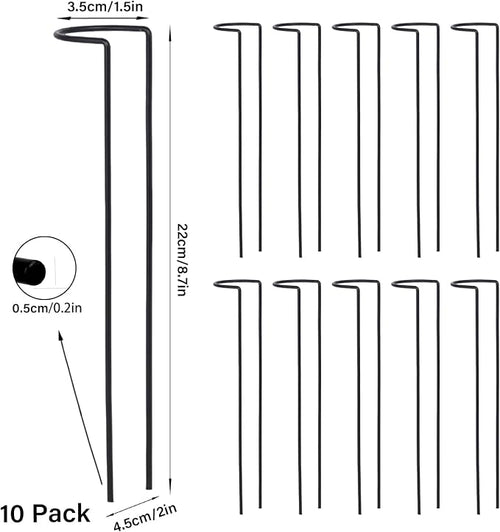 10 Pack Indoor Plant Support for Monstera Trellis Stakes and Stem Holder - Image 2