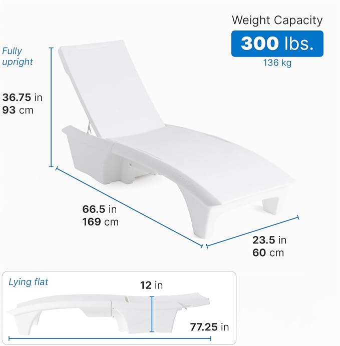 Step2 Vero Adjustable Back in-Pool Lounger - Image 2