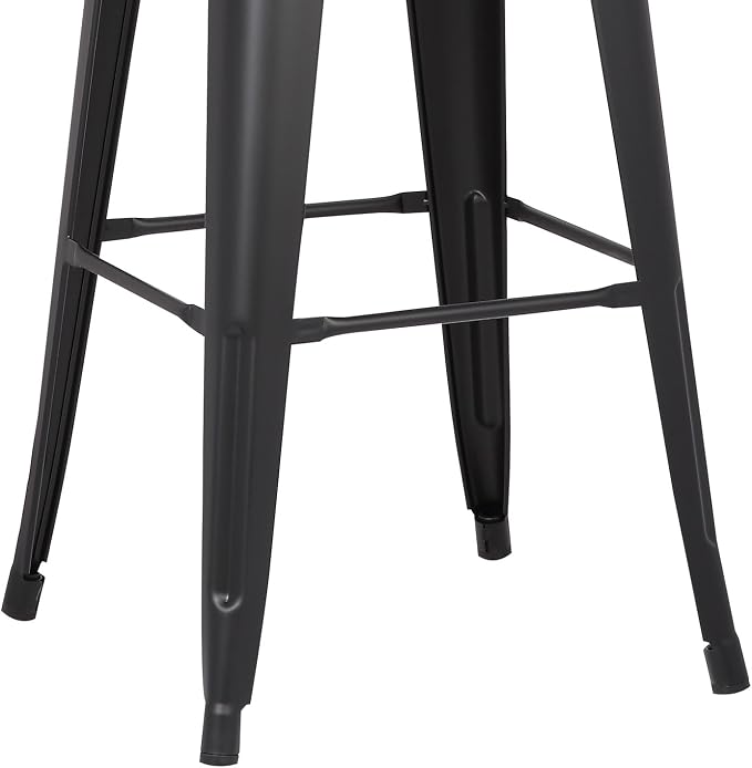 AC Pacific 30” Metal Barstool Set of 2 – Country Rustic Style - Image 9