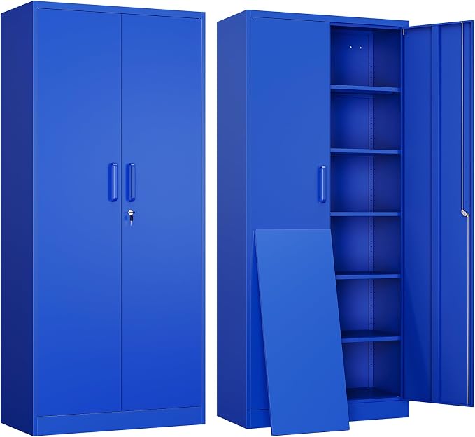 Yizosh Metal Garage Storage Cabinet by Yizosh