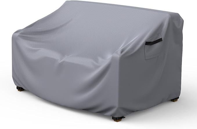 Heavy Duty Patio Sofa Cover, Mrrihand 2-Seater Outdoor Sofa Loveseat Cover by Mrrihand