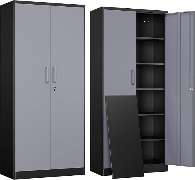 Yizosh Metal Garage Storage Cabinet by Yizosh