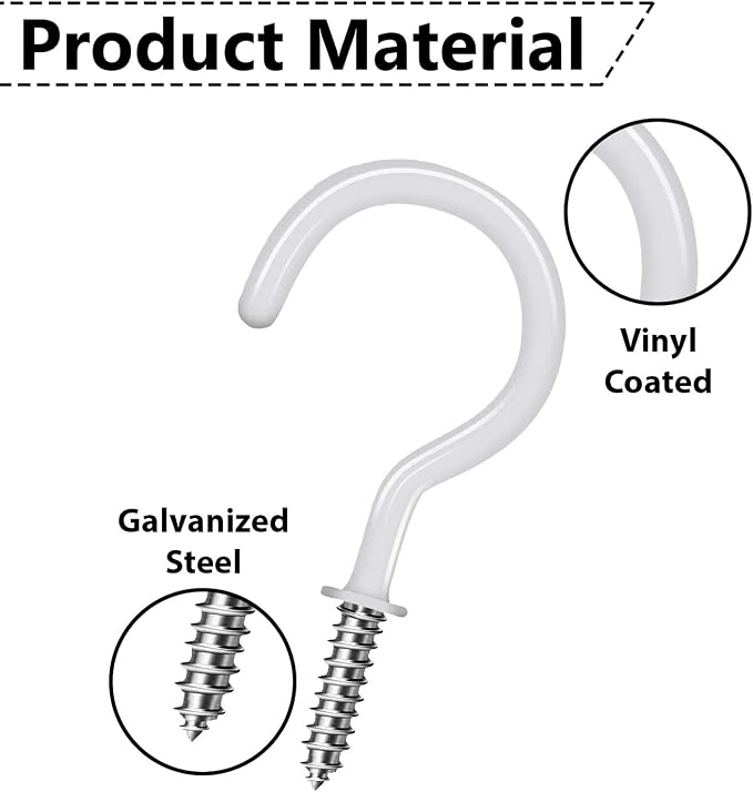 20 Pcs Ceiling Hooks for Hanging Plants - Image 9