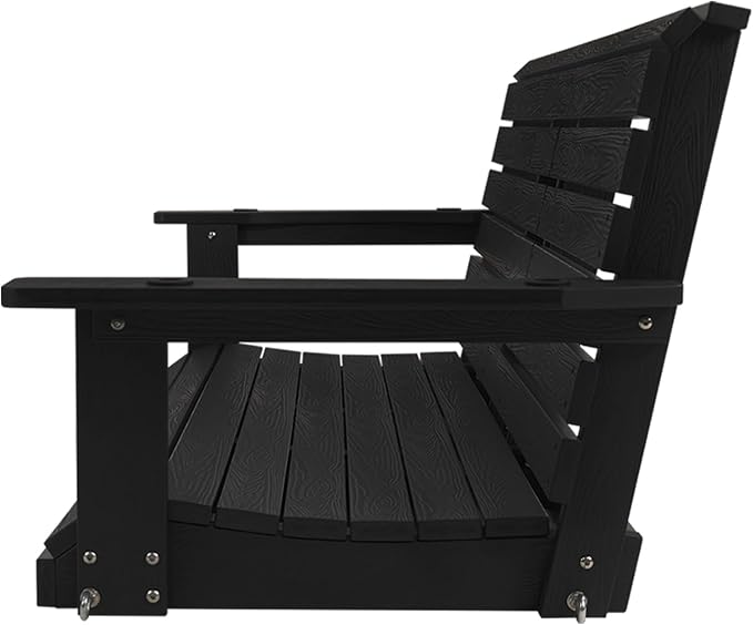 Poly Lumber 3-Seat Porch Swing, HIPS 5-Feet Bench Swing - Image 9