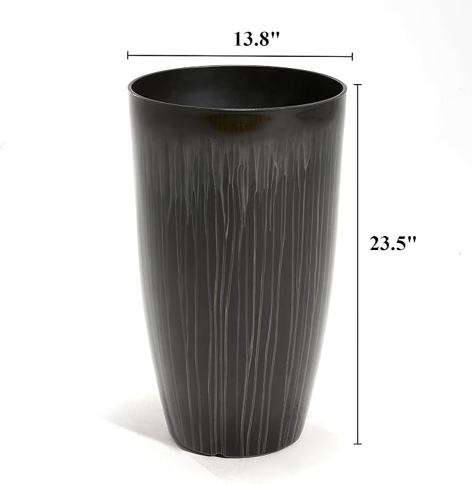 Worth Garden 23.5" H. Large Plastic Planters - Image 7