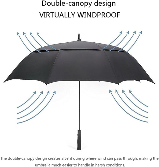G4Free 47/54/62/68/72 Inch Automatic Open Golf Umbrella Oversize Extra Large - Image 4