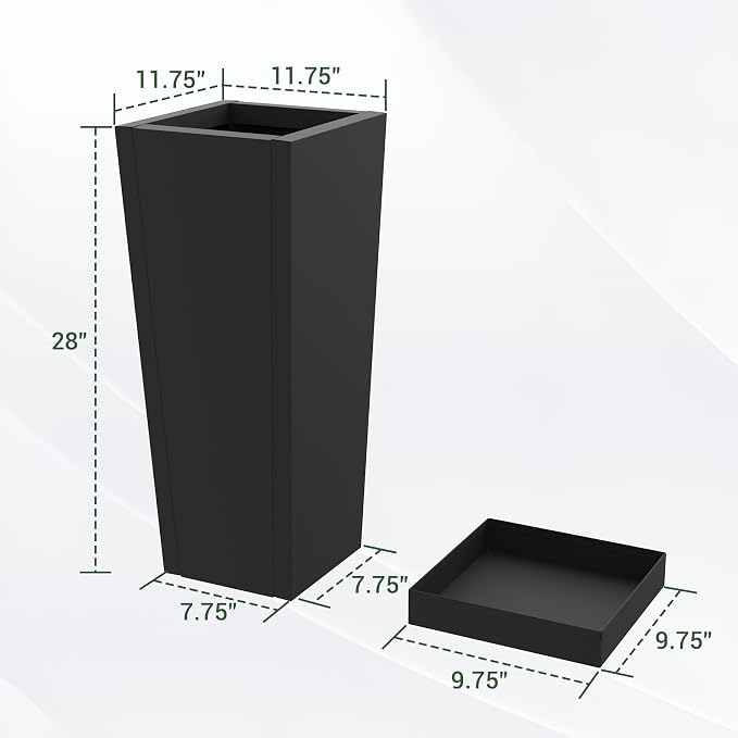 Tall Planters 28" H - Image 2