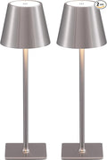 KDG 2 Pack Cordless Table Lamp, Portable LED Desk Lamp, 4000mAh Battery Operated by KDG