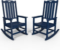 Oversized Rocking Chair Set of 2, Outdoor Rocking Chair by THOEOE
