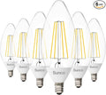 Sunco 6 Pack Dusk to Dawn LED Outdoor Light Bulb B11, Edison Filament by SuncoLighting
