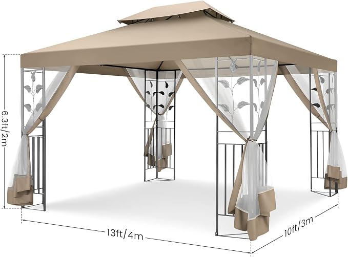 COBIZI Gazebo 10x13 Heavy Duty Gazebos - Image 3