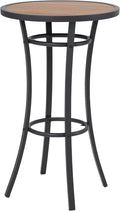 Bar Height Patio Table, 40-Inch Outdoor Pub Table Bistro Table by NagaBahna