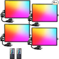 Onforu LED Flood Light Outdoor 800W Equivalent, 100W Color Changing RGBW by Onforu