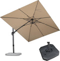 PURPLE LEAF 9' X 12' Right-left Tilt Patio Umbrella by PURPLELEAF
