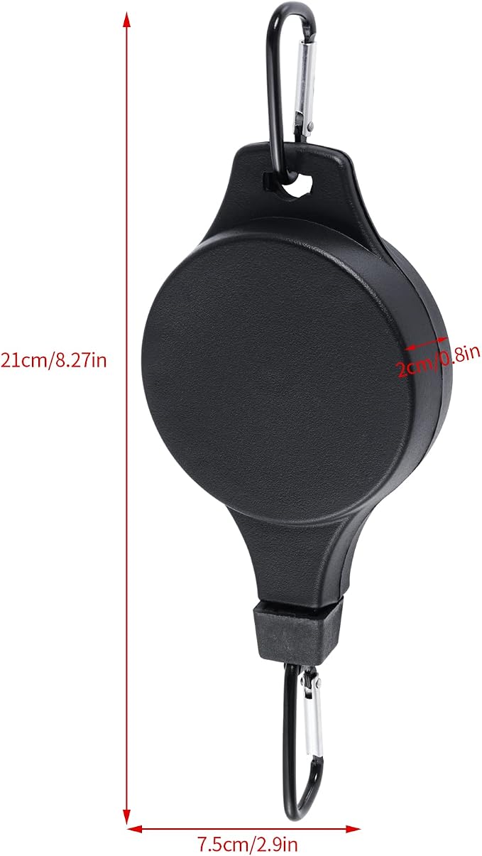 6pcs Plant Pulley Retractable Hanger Easy Reach Plant Pulley Adjustable Height - Image 2
