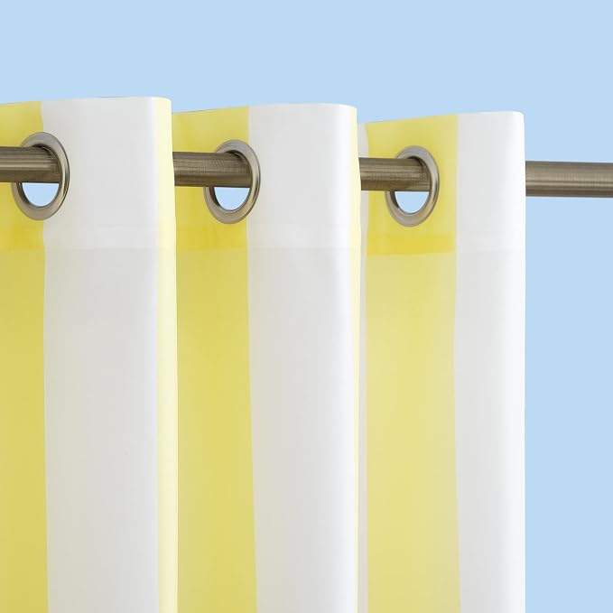 Sun Zero Valencia Cabana Stripe Indoor/Outdoor UV Protectant Energy Efficient by SunZero%E2%84%A2