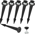 Replacement Stakes for Flood Lights, 6.3in Aluminum Metal Ground Stake by Unknown