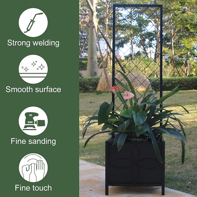 Zhongma 15.75 x 15.75 x 55 in Raised Garden Bed - Image 9