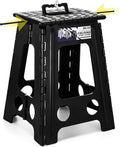 Delxo 17.5 Inch Folding Step Stool, Foldable Stool by Delxo