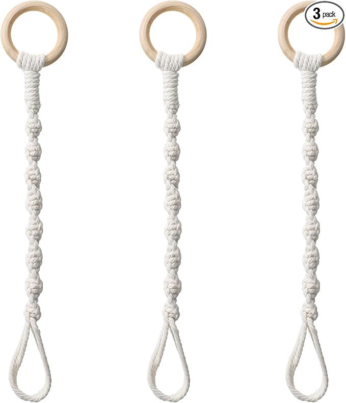3 Pcs Adjustable Macrame Plant Hanger Extenders by Unknown