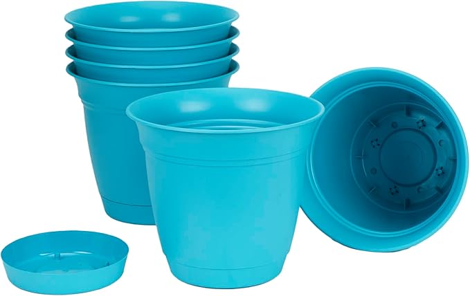The HC Companies 12 Inch Eclipse Round Planter Pots by TheHCCompanies