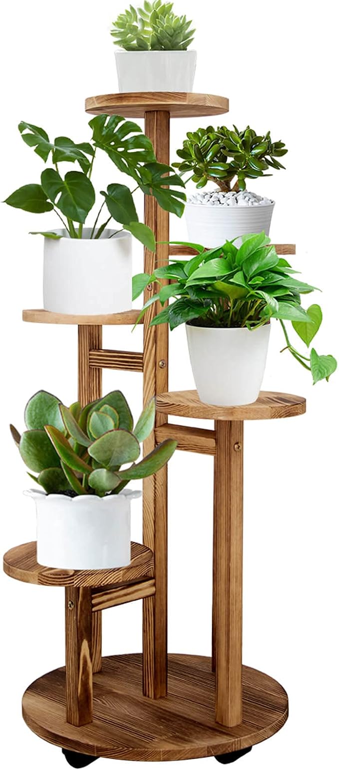 GEEBOBO 5 Tiered Tall Plant Stand - Image 8