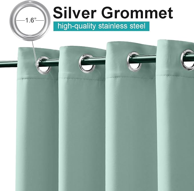NICETOWN Outdoor Curtainch for Patio Waterproof 84 inch Wide, Thermal Insulated - Image 3
