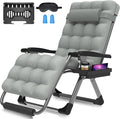 Suteck Oversized Zero Gravity Chair, 29In XL Lounge Chair w/Removable by Suteck
