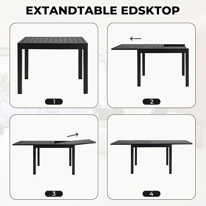 Grand patio 5-Piece Outdoor Dining Set - Image 7