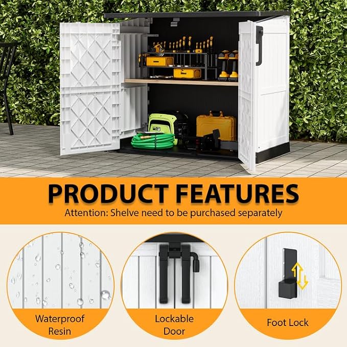 LHBcraft Outdoor Storage Cabinet 36 Cu Ft - Image 2