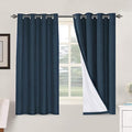 H.VERSAILTEX Linen Blackout Curtains 63 Inches Long 100% Absolutely Blackout by HVERSAILTEX