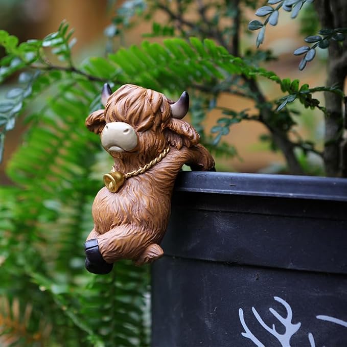 2-piece set Highland Cow Pot Huggers - Image 3
