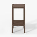WestinTrends Malibu 36" Outdoor Adirondack HDPE 2-Tier Patio Side Table by WestinTrends