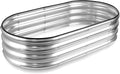 JERIA Raised Garden Bed, Galvanized Raised 4×2×1ft Planter Boxes Outdoor by JERIA