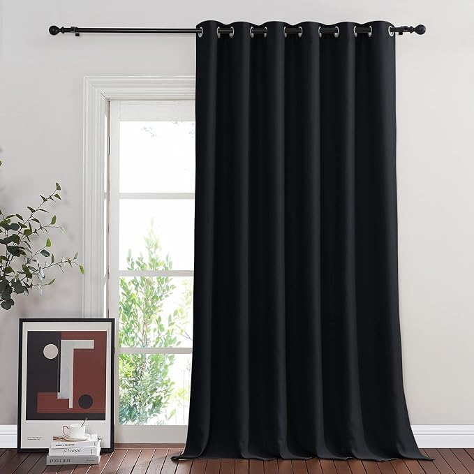 NICETOWN Black Out 144 inch Curtain by NICETOWN