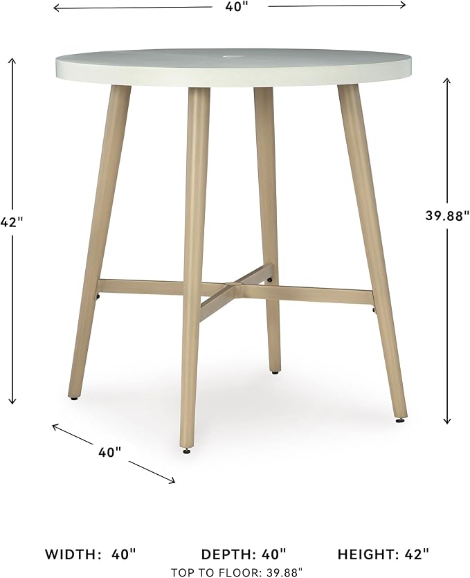 Signature Design by Ashley Seton Creek Casual Outdoor Bar Table - Image 3