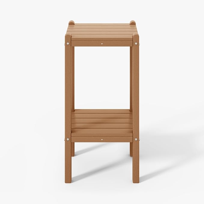 WestinTrends Malibu 36" Outdoor Adirondack HDPE 2-Tier Patio Side Table by WestinTrends