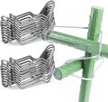20PCS Galvanized Steel Garden Support Stakes by Makiwork