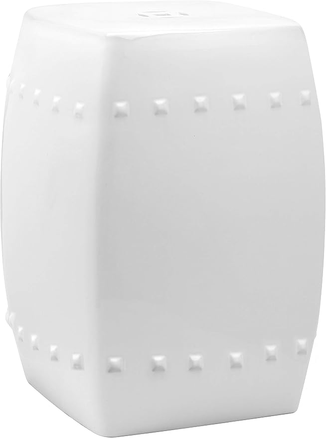 Safavieh Villa Glazed Ceramic Decorative Garden Stool by SAFAVIEH