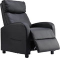 Sweetcrispy Recliner Chair PU Leather Recliner Sofa No Massage, Home Theater by Sweetcrispy