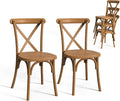 VINGLI Plastic Outdoor Dining Chairs Set of 2, Stackable Patio Dining Chairs by VINGLI