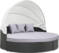 MICTONY Outdoor Daybed Cushion Cover, Sun Bed Cushion Cover, Outdoor Round Bed by Mictony